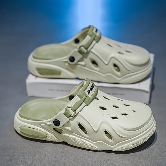 New Men'S Baotou Hole Shoes Men'S Sandals And Slippers
