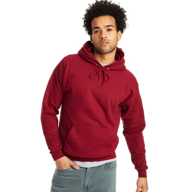 Hanes Chandail à Capuchon en Molleton EcoSmart pour Hommes, P, Cardinal