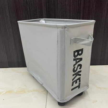 Foldable Laundry Basket Collapsible Storage Bin with Wheels Portable Organizer for Clothes Toys Space Saving Solution for Home Closet Garage