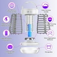 thumbnail image 4 of Upgraded Fly Traps,3 in 1 Bug Zapper Outdoor & Indoor, Electric Mosquito Killer Lamp with 2000V Grid & On/Off Switch, Mosquito Traps for Kitchen, Patio, Backyard, and More (White), 4 of 8