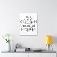 thumbnail image 3 of Inspirational Wall Art Girl Boss Building Empire Motivation Wall Decor for Home Office Gym Inspiring Success Quote Print Ready to Hang Unframed, 3 of 18