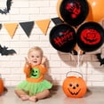 thumbnail image 4 of 1 Set Spooky Spider Pattern Halloween Balloon Set Latex Happy Festival Balloons Kit Bar Decor, 4 of 10