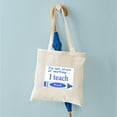 thumbnail image 6 of CafePress - TEACH PRE K Tote Bag - Unisex Canvas Tote Bag, Beige, 1-Piece, 6 of 8