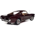 thumbnail image 5 of 1965 Ford Mustang 2+2 Vintage Burgundy Metallic American Muscle 30th Anniversary 1/18 Diecast Model Car By Autoworld Amm1248, 5 of 6