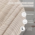 thumbnail image 7 of OHSIO Sectional Couch Covers, Wear Resistant Stretch Sofa Covers Washable Couch Cushion Covers Anti Slip Furniture Protector Slipcovers for Pets (1 Piece Armrest Cover, Ivory, Ripple Stripe), 7 of 7