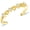 Style2：Heart, variant on 10K Yellow Gold Adjustable Band Open Toe Ring for Women CZ/Leaf/Moonstone Toe Ring One Size Fits Most Toes Beach Foot Body Jewelry for Summer
