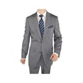 thumbnail image 2 of Men's Suit Two Button Jacket Flat Front Pants Stripe, 2 of 4