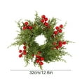 thumbnail image 3 of Virelaxpo Artificial Flower Candle Ring for Christmas and Wedding Decoration, Realistic Design Centerpiece for Table and Party Decor, 3 of 6