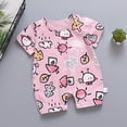 thumbnail image 4 of Pelele de verano para bebé recién nacido, mono infantil de algodón de manga corta con estampado de dibujos animados, peleles para niña, ropa para bebé recién nacido, 4 of 4