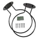 thumbnail image 1 of 2pcs Wall Mounted Ball Holder For Basketball Volleyball Rugby Soccerab, 1 of 4