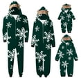 thumbnail image 4 of Odeerbi Matching Family Christmas Pajamas Sets Baby Romper Jumpsuits 2024 Fashion Xmas Print Family Jammies European And American Parent-Child Suit Loungewear Sleepwear for Baby, 4 of 5