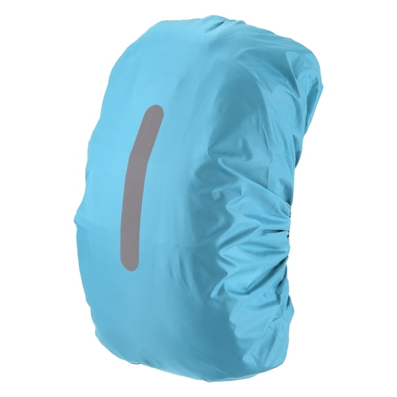 Uxcell Waterproof Backpack Rain Cover, 15L-25L Backpack Cover, Bag Rain Cover with Reflective Strap [Lake Blue]