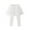 White, variant on Maean Little Girls Cotton Legging Pant with Skirts Toddler Elastic Waist Cute School Uniform Leggings