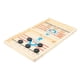 thumbnail image 4 of Juego de disco rápido de madera Juegos familiares de madera Juego de mesa familiar para interiores y exteriores Ajedrez 56x30x27cm, 4 of 9