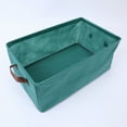 thumbnail image 3 of Unique Bargains Fabric Storage Cube Bin for Shelves Collapsible Storage Basket 1 Pcs Green, 3 of 7