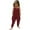 I Red, variant on NAISIBABY Girls Suspenders Jumpsuit, Sleeveless Solid Color Causal Summer Romper Blue 1T