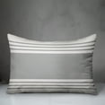 thumbnail image 2 of Creative Products Grey and White Farmhouse Stripe 14x20 Spun Poly Pillow, 2 of 2