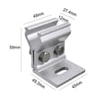thumbnail image 2 of Luckyn 1 Pcs Solar Panel Bracket Fixing Clamp Mounting Bracket Bracket for Roof, 2 of 8