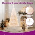 thumbnail image 5 of vidaXL Christmas Tree Artificial Iridescent Tips with Stand PVC, 5 of 7