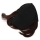 thumbnail image 1 of Unisex Hats with Hair Extensions for Women Comfortable Cloth Wig Cap with Black Short Curly Hair 7.5 Inches, 1 of 5