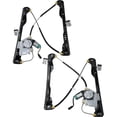 thumbnail image 1 of Power Window Regulator Set For Ford 2000-2007 Focus Front with Motor 2Pcs, 1 of 12