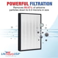 thumbnail image 2 of AP450 True HEPA Filter Replacement Compatible with Envion AllergyPro AP450 Allergy Pro AP 450 Air Purifiers by LifeSupplyUSA, 2 of 5