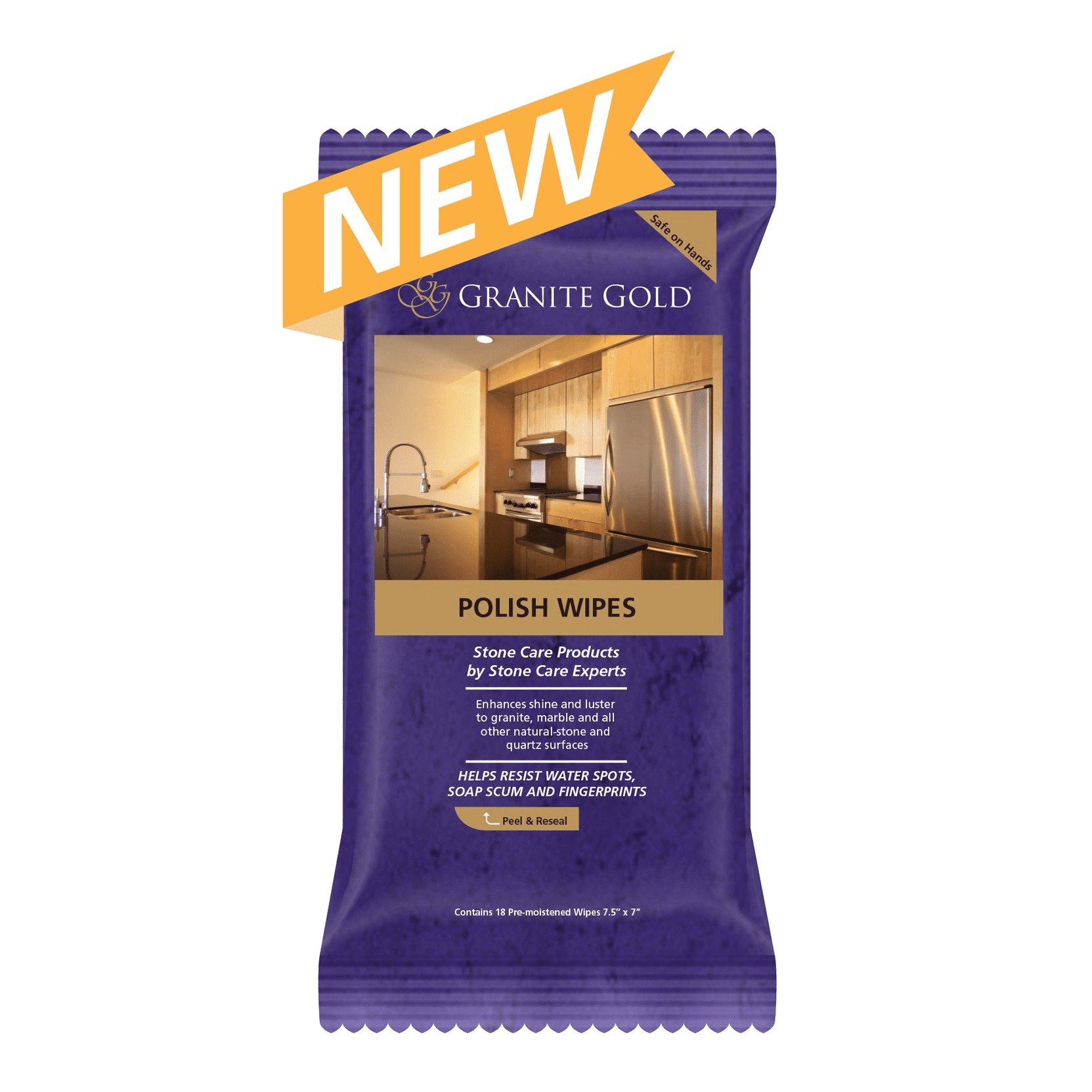 Granite Gold Polish Wipes, 18 ct.