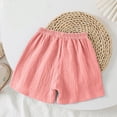 thumbnail image 5 of TOWED22 Summer Toddler Boys Girls Shorts Kids Cotton Running Athletic Casual Shorts Pink,9-10 Y, 5 of 6