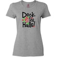 thumbnail image 3 of Inktastic Deck the Halls Christmas Ornament Women's T-Shirt, 3 of 5