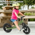 thumbnail image 2 of SPPTTY Kids Balance Bike for 2-5 Years Old,12" Balance Bicycle for Boys Girls with Splash Guard,Green, 2 of 9