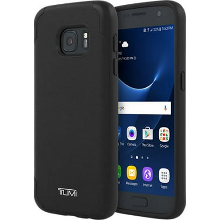 Refurbished - Tumi Coated Canvas Co-Mold Case for Samsung Galaxy S7 - Black