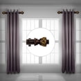 thumbnail image 2 of Laurence 1.5" Side Curtain Rod 18 inch Long (Set of 2) - Cocoa, 2 of 2
