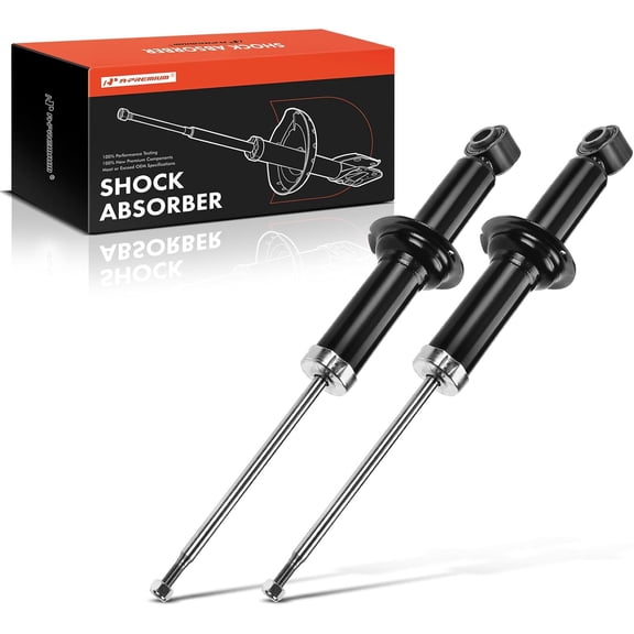 A-Premium Rear Pair (2) Shock Absorber Compatible with Mitsubishi Endeavor 2004 2005 2006 2007 2008 2010 2011, Driver and Passenger Side