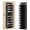 Black-Side mesh fabric, variant on KEEPJOY 10 Tiers Over Door Shoe Organizer, Hanging Shoe Holder for Door with Large Deep Pockets, Fits 20-30 Pairs Shoe Rack for Sneakers, Boots, Black