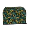 thumbnail image 2 of Kdxio Jungle Leopard Yellow Print Toaster Cover Bread Machine Cover Fits for Most Standard 2 Slice Toasters,Keep Toaster Free From Dust And Fingerprint Oven Dustproof Cover, 2 of 7