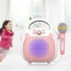 thumbnail image 4 of para niños Niñas Niños Juguetes para cantar recargables Interior Rosa Zulema máquina de karaoke bluetooth, 4 of 6