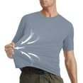 thumbnail image 6 of fatyb Athletic T Shirts for Men Casual Short Sleeve T-Shirts Crewneck Lightweight Mens Activewear Tee, 6 of 6