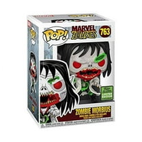 Funko Pop Marvel Zombies : 2021 ECCC Exclusive : ZOMBIE MORBIUS #763 Vinyl Figure