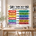 thumbnail image 5 of Shift Your Self-Talk Chart with Colorful Arrows, Inspirational Retro Style for Teachers, Positive Wall Decor, Graduation Gift, Tapestry Wall Hanging for Bedroom and Classroom, 5 of 6