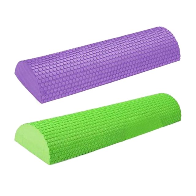 rodillo de espuma semicircular,rodillo de muscular de espuma de alta densidad,punto de rodillos físicos equilibrio de equipos de fitness,almohadilla bloques de yoga tejido Estilo E shamjiam rodillo de espuma semicircular