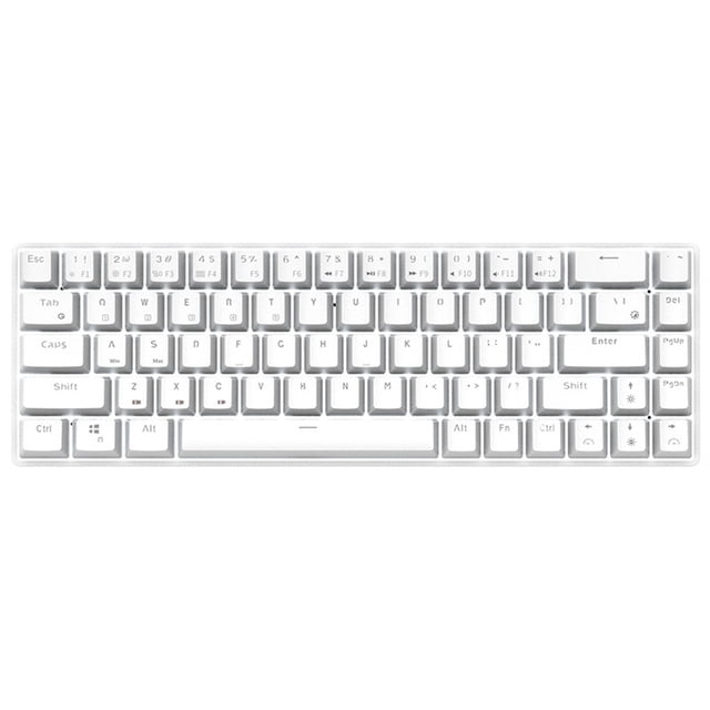 EGNMCR Keyboard Gaming Keyboard RK855 Mode 68-Key Portable Ergonomic Gaming Bluetooth Mechanical Keyboard keyboard 0