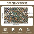 thumbnail image 4 of Vintage Leaves Placemats Set of 6 Placemats Table Mats for Home Washable Placemats Decoration for Kitchen Dining Room Party Kitchen Dining, 4 of 6