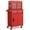 Red, variant on Costway Metal Tool Boxes & Organizers Lockable with Wheels, Red