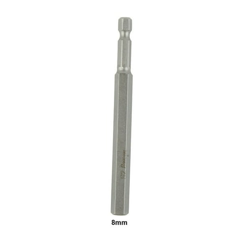 

1x Drill Bit Set Hex Head Wrench Screwdriver Socket 1/4inch Shank Metric 100mm
