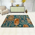 thumbnail image 2 of SKYSONIC 36x24in Vintage Monsters Robots Area Rug, Retro Childish Toys Non-Slip Floor Carpet for Indoor Living Dining Room Bedroom, 2 of 7
