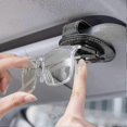 thumbnail image 4 of Suitable for Volvo Car Sunglasses Holder, Leather Glasses Holder Glasses Holder for Car Sun Visor, 4 of 5