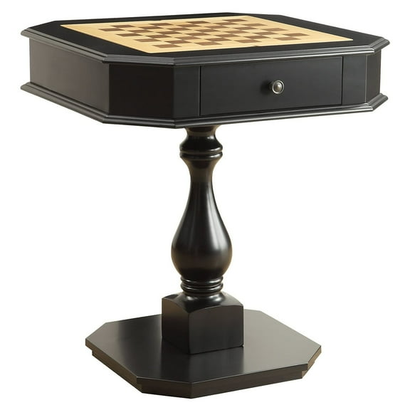 Acme Furniture Bishop Game Table, Black (2-Count)