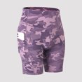 thumbnail image 2 of Shorts de Yoga TFixol Morado dos XX-Large, 2 of 8