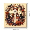 thumbnail image 4 of Halloween Beaded Pearl Art DIY Kit 7.9x7.9 inch Special Shaped Beads & Embossed Texture for Beginners Fall Home Decoration Seasonal Party Activity & Handmade Gift by MPOISVA, 4 of 7