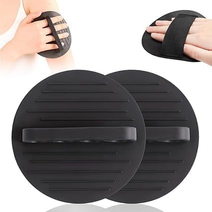 2PCS Silicone Body Scrubber Set, Handheld Shower Exfoliating Brush for Deep Cleansing, Soft Silicone Bath Brush for Men & Women